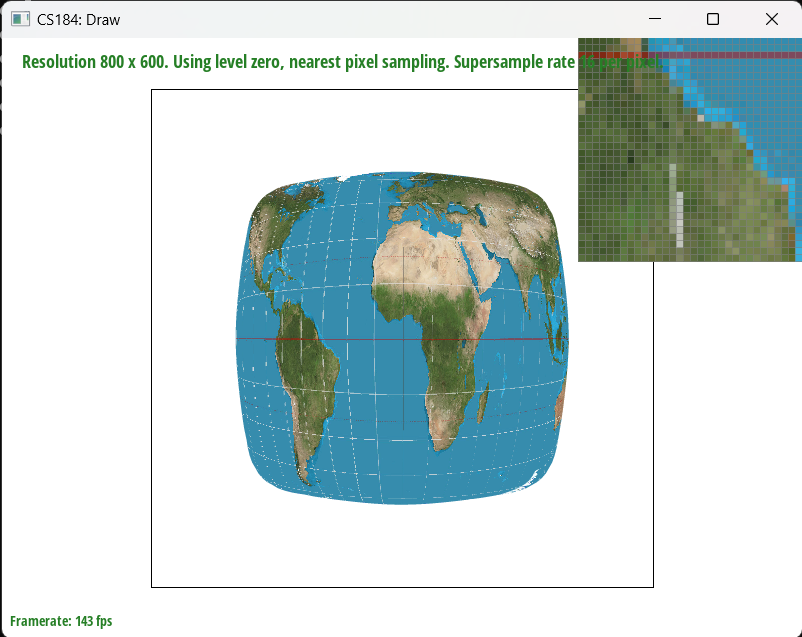 Task 5 Nearest Sampling with 16 samples per pixel